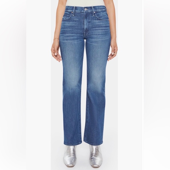 MOTHER Denim - Mother Lil Kick It High Waist Straight Leg Jeans